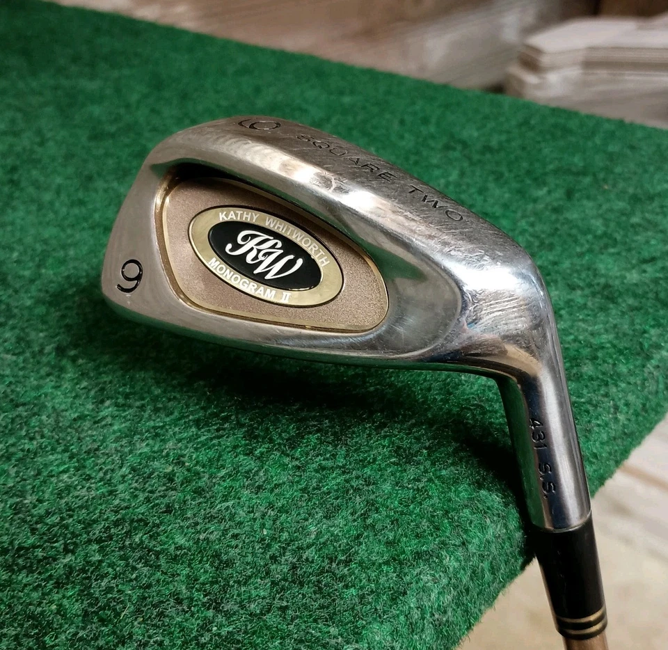 Square Two Kathy Whitworth Monogram II Single 9 Iron 35.5" Long Ladies Graphite - Image 3 of 4