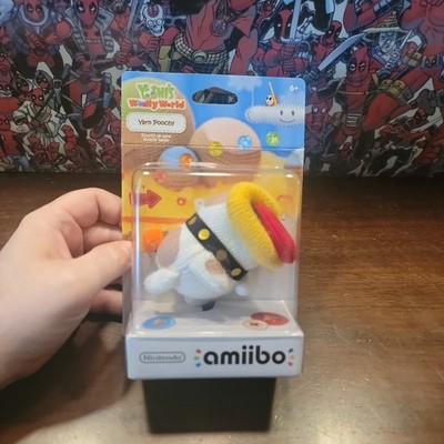 Nintendo Yoshi's Woolly World Yarn Poochy Amiibo - Brand New - Factory Sealed - 