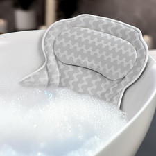 Bath Pillow Bathtub Pillow Back Neck Support Pillow, Spa Cushion for Tub, Relaxi