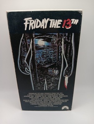 Friday the 13th VHS Tape Cassette 1994 Release 1980 Paramount