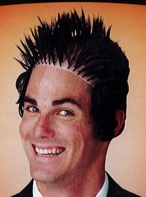 MARIO CHIODO STUDIOS HAIR PLUGS WIG ADULT HALLOWEEN COSTUME ACCESSORY 08160