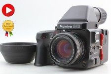 N MINT w/ Hood Mamiya 645 Pro AE Finder Sekor C 80mm f/2.8 N Lens From JAPAN