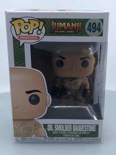 Funko POP! Movies Jumanji Dr Smolder Bravestone #494 Vinyl Figure DAMAGED BOX