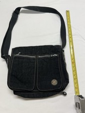 KIPLING Black Expandable Crossbody Messenger Bag