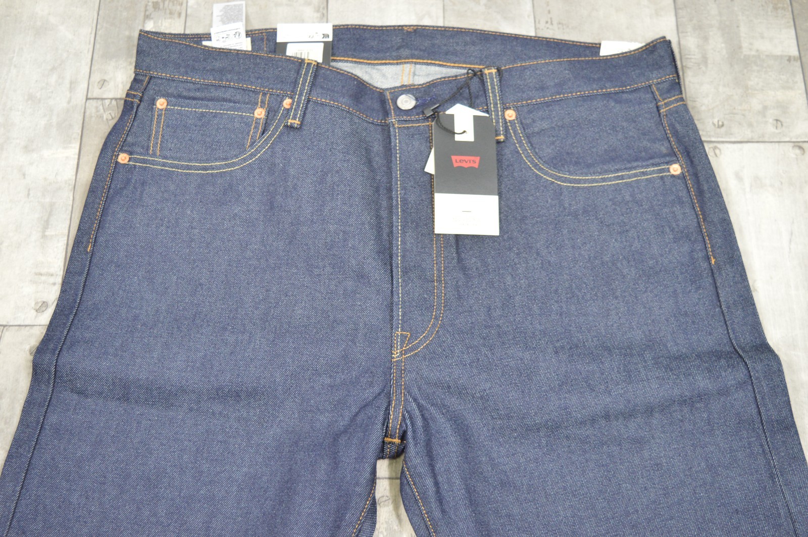 Men's Levi's Original 501 Blue Selvedge Denim Jeans W40 L34 RRP £130 image 5