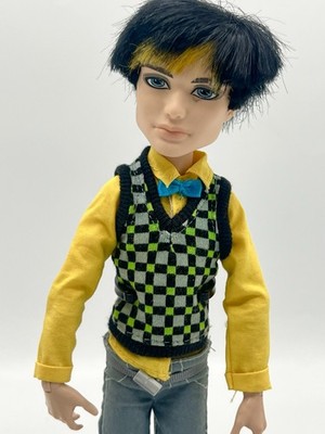Monster High Jackson Jekyll Puppe Schwarz Elastisch Original Pet Diary Mattel