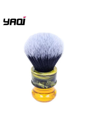 Yaqi 24MM Men Wet Shave Brushes Sagrada Familia Black/White Tuxedo Synthetic Fib
