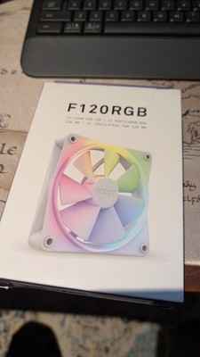 NZXT F120 RGB DUO 120mm Case Fan - White