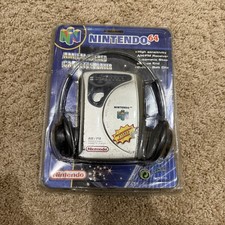 1998 Nintendo 64 Am/FM Cassette Player  Headphones Sealed N64