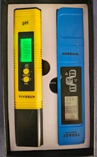 Set of 2 NEW VIVOSUN 305130-PEN PH and TDS Meter Combo Kits