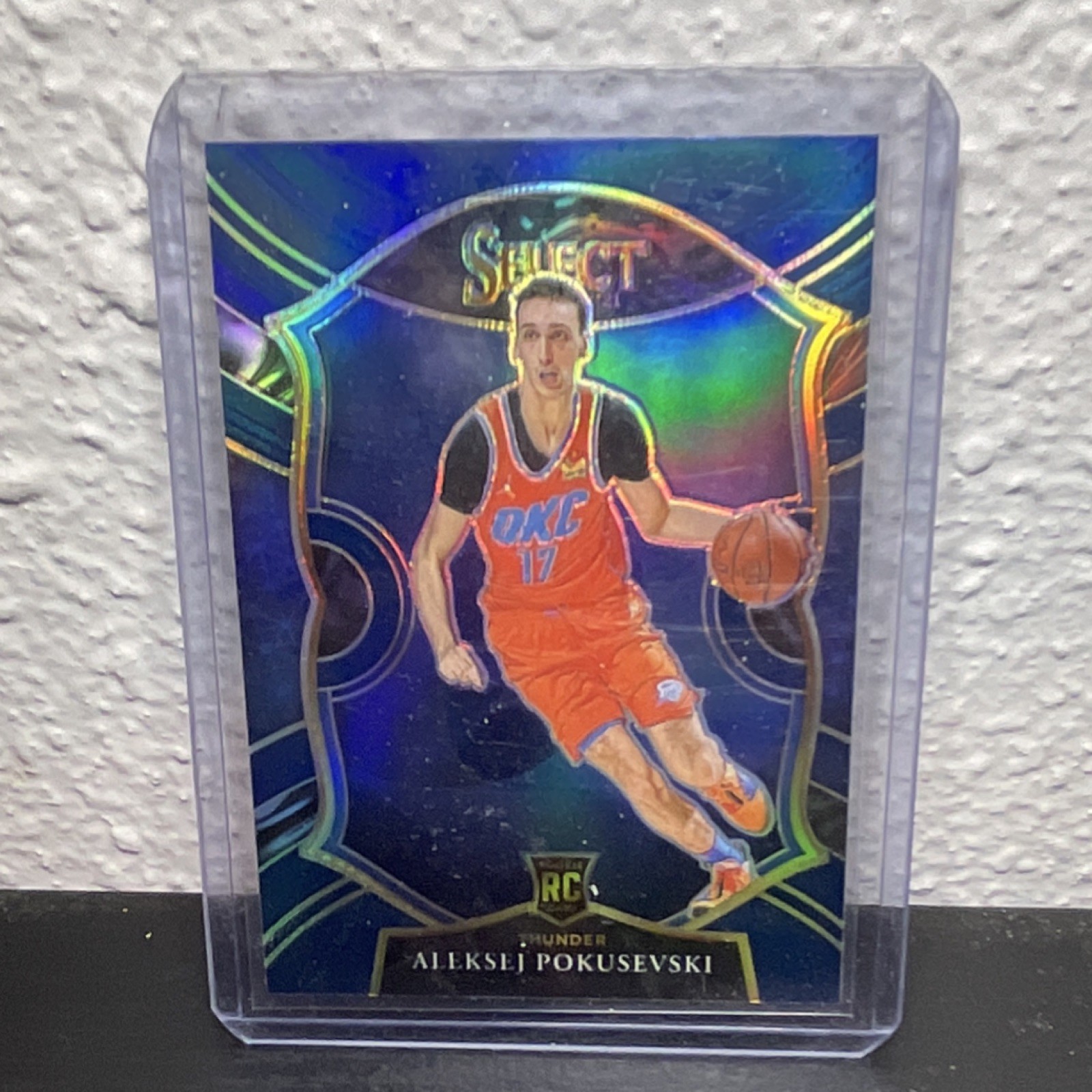 Panini 2020-21 Select Aleksej Pokusevski #77 Rookie Prizm Concourse Thunder NBA