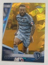 2024 Topps Chrome Mls Sapphire Edition Johnny Russell #d /50 Gold SP Insert