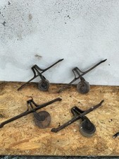 Lot Ancienne Roue En Bois De Porte Coulissante Usine Déco Loft Idéal Création 😉