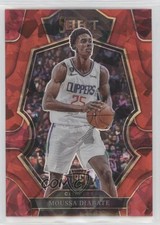 2022 Panini Select Premier Level Red Cracked Ice Prizm Moussa Diabate #194 12ce