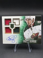2013-14 Panini Prime Hockey Matt Dumba Rc Patch Auto /199