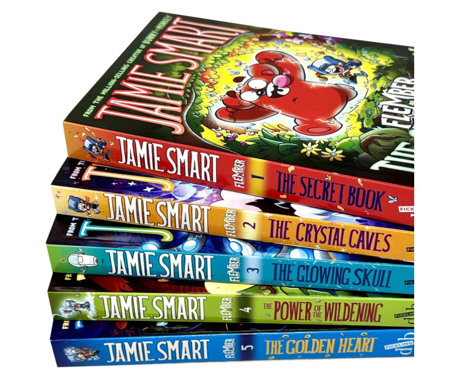 Jamie Smarts Flember Series 5 Books Set - Fantasy Adventure for Ki | Jamie Smart