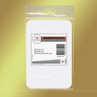 Everlasting Wet Palette Painter v2 Size Hydration Paper Sheets (50) Tabletop NEU