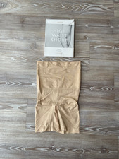 John Lewis Shaping Control Pants Seamfree High Waist Shorts Almond Beige MEDIUM