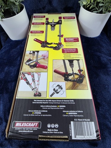 Milescraft 1318 Drill Mate Portable Drill Press Guideb Jig Multi Angle Settings - Picture 2 of 3