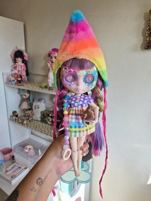 Custom Blythe Doll Poppy Clown
