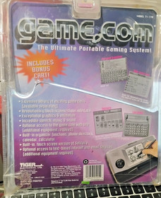 Game.com Portable Gaming System- Complete in Damaged box w/ Batman & Robin Cart