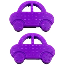 Lil' Jumbl BPA Free Baby Teething Car Toy TR001 Purple LOT OF 2