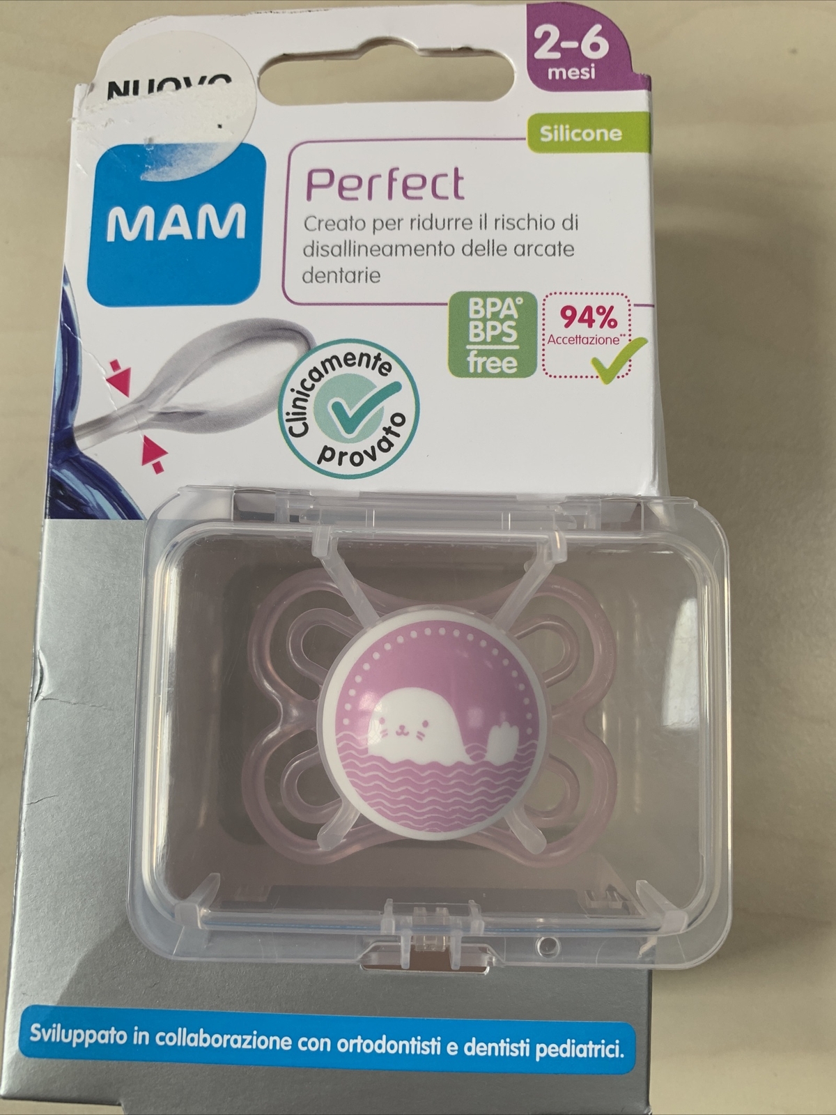 Succhietto Mam Perfect 2-6 Mesi Femmina