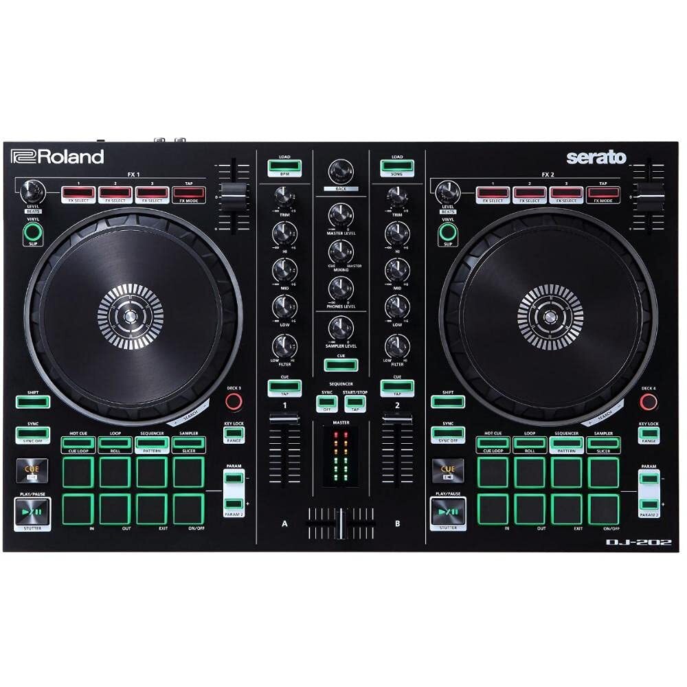 Roland DJ-202【中古】DJコントローラー Roland DJ-202 2-Channel Serato DJ Controller with Drum Machine