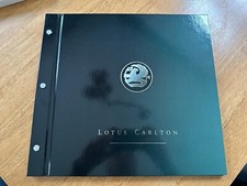 Vauxhall Lotus Carlton Sales Brochure / Hardback Book 1990
