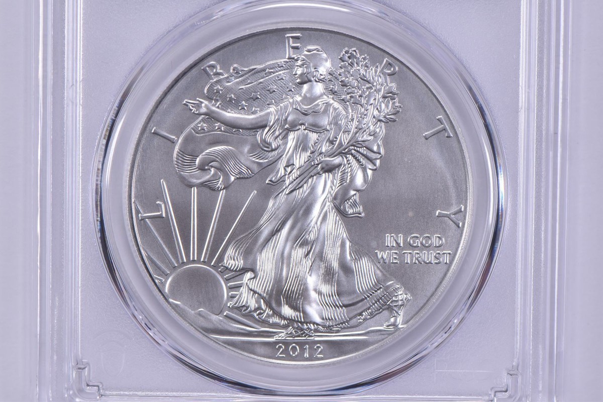 超希少 準最高鑑定 NGC PF69 2012 ステンドグラス埋込 銀貨 SP69 2012-W Burnished Silver Eagle Annual Set PCGS Blue