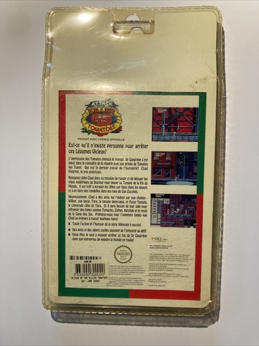 Blister Attack Of The Killer Tomatoes Nintendo Nes - Photo 2/6