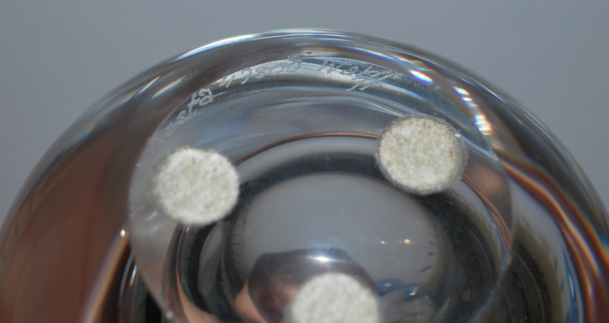 Kosta Boda Teardrop Raindrop drop Vase Signed 47800 Warff