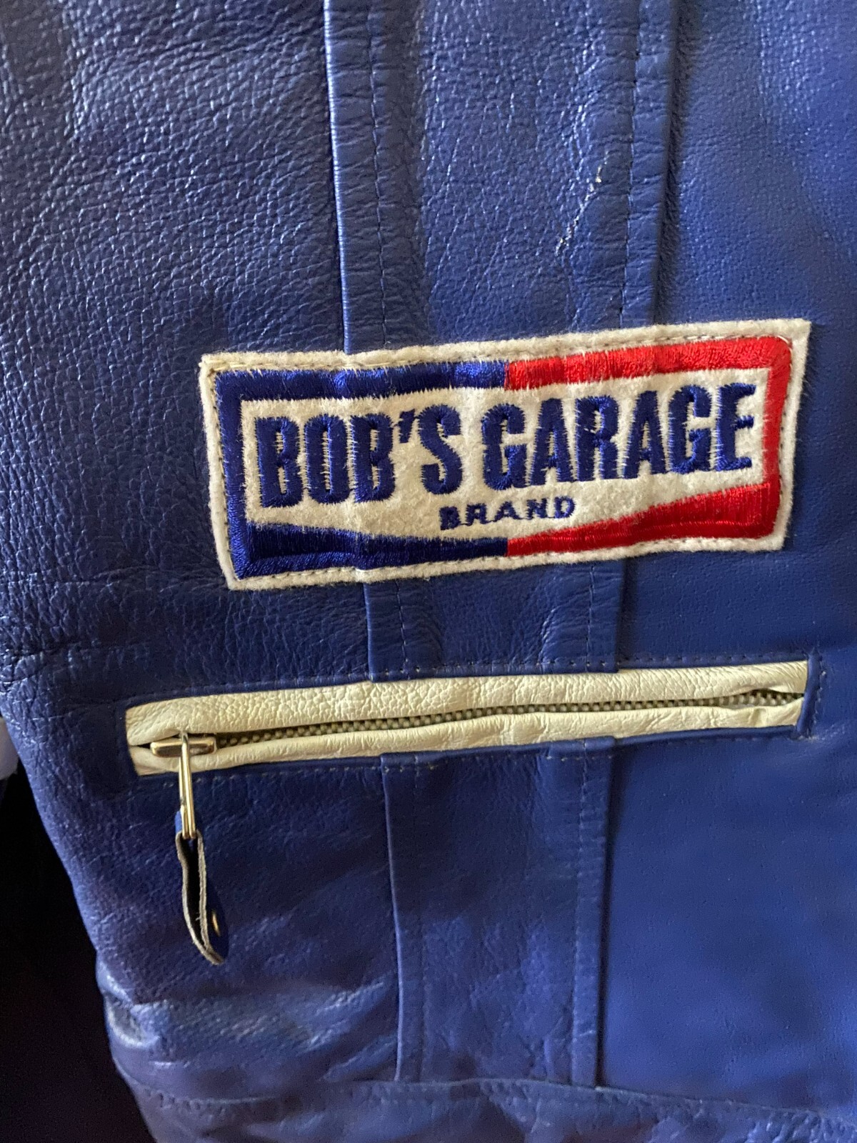 Rare Vintage Bob's Garage Brand, Men's Large Leather … Gem