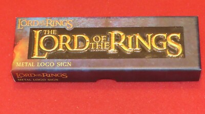 Herr der Ringe Logo Ständer Metall Neu im Karton Neu Original Offiziell Lizenziert LoTR