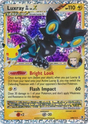 order.109〜111 Luxray Gl Lv.X 109/111 Celebrations: Classic Collection for sale