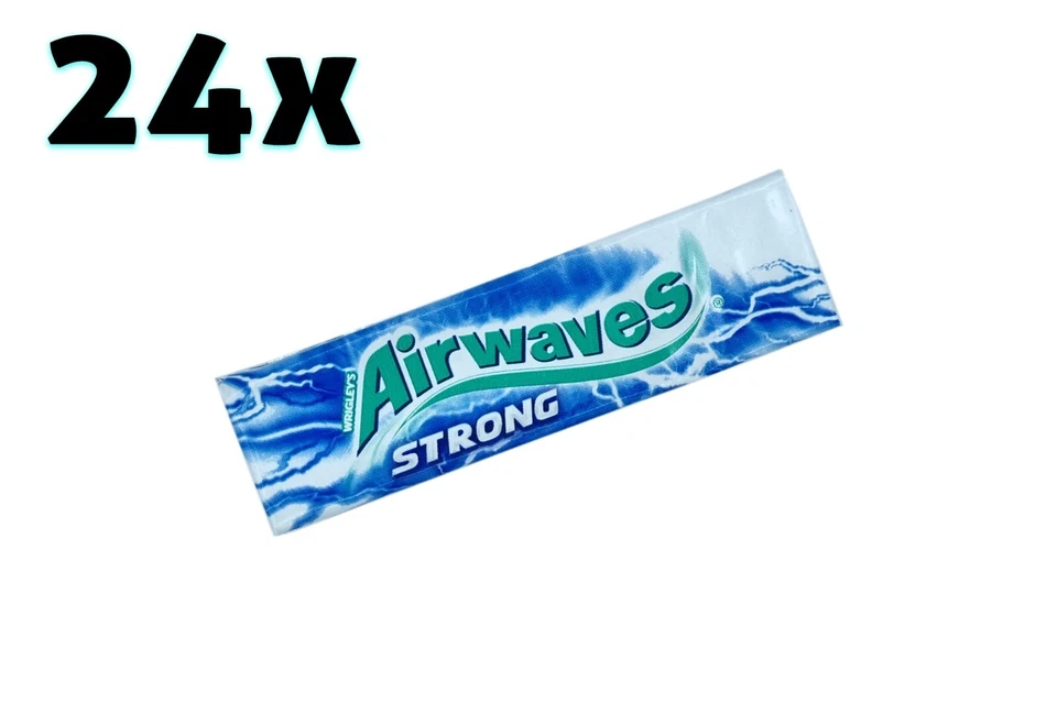 24x Wrigley's Airwaves goma de mascar fuerte sin azúcar 🍬 ✈ ENVÍO CON SEGUIMIENTO Foto 2 de 2