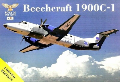 Sova Model SM72005 Beech 1900C-1 model kit scale, 1:72 Length 244 mm
