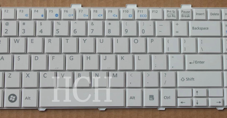 Nuevo teclado para computadora portátil FUJITSU Lifebook A530 AH530 AH531 NH751 EE. UU. blanco Foto 2 de 4