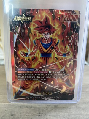 Son Goku Leader Alternate Art FB02-001 Dragon Ball Fusion Son Goku Leader Alternate Art FB02-001 Dragon Ball Fusion
