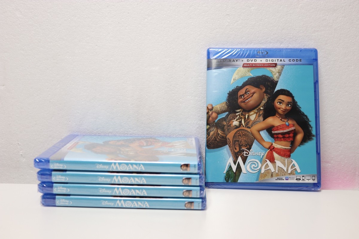 5x Lot New Sealed Moana (Blu-ray, 2016) Disney Movie | eBay