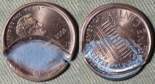 Error : 2000 Cent Mushroom Shaped Indent w/ Expanded Brocage IREC2668