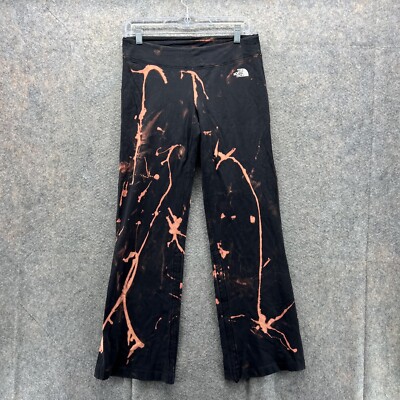 The North Face Pants Women Medium Ladies Black Bootcut Wide Leg Hiking Stretch