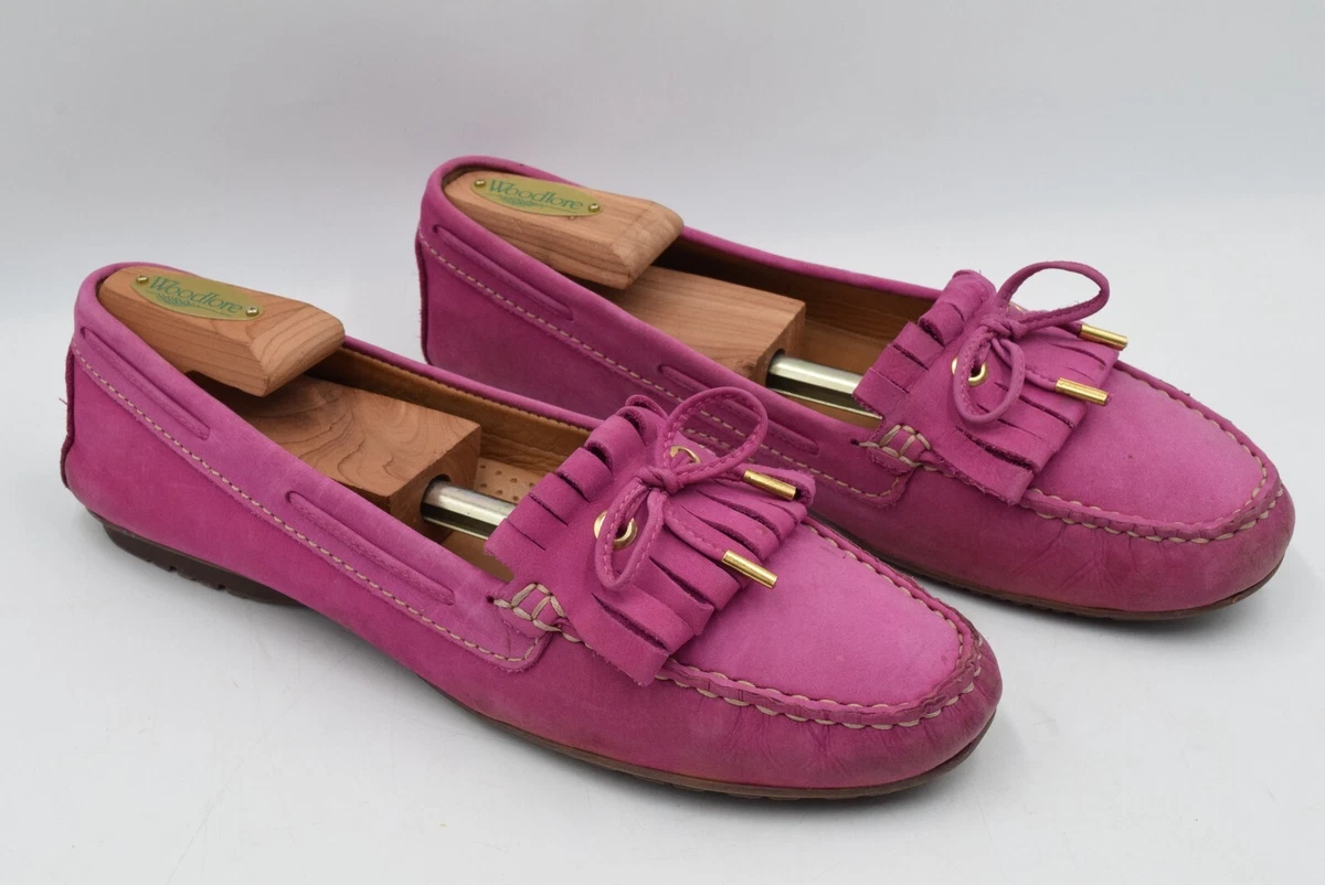 SEBAGO Moccasins UK 6.5 Pink Meriden Harper Kilter Suede Flats eBay