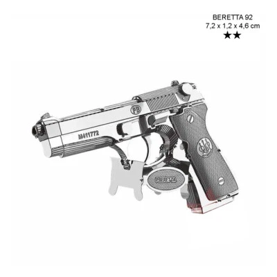 ZOYOK Beretta 92 - 3D Metall Puzzle Konstruktionsspielzeug Bausatz Beschäftigung