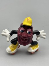 Vintage 1988 Applause California Raisins Roller Skating Pvc toy figure 2"