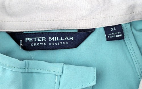 Peter Millar Flex Adapt 1/2 zip pullover XL green windbreaker golf Crown Crafted - Picture 3 of 13