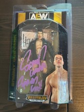 Sammy Guevara Signed AEW Series 4 Figure w/Inscription autograph Spanish god