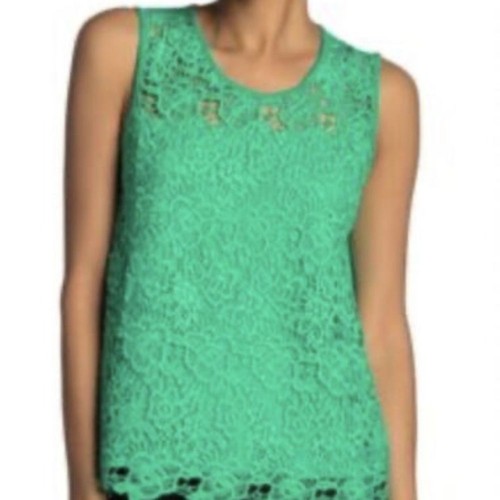 NWT Nanette Lepore Scalloped Fairy Crochet Lace Back Zip Blouse Women Size XS - Picture 11 of 12