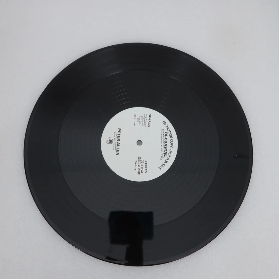 Peter Allen Bi Coastal PROMO SINGLE Vinyl Record Album Foto 4 de 4