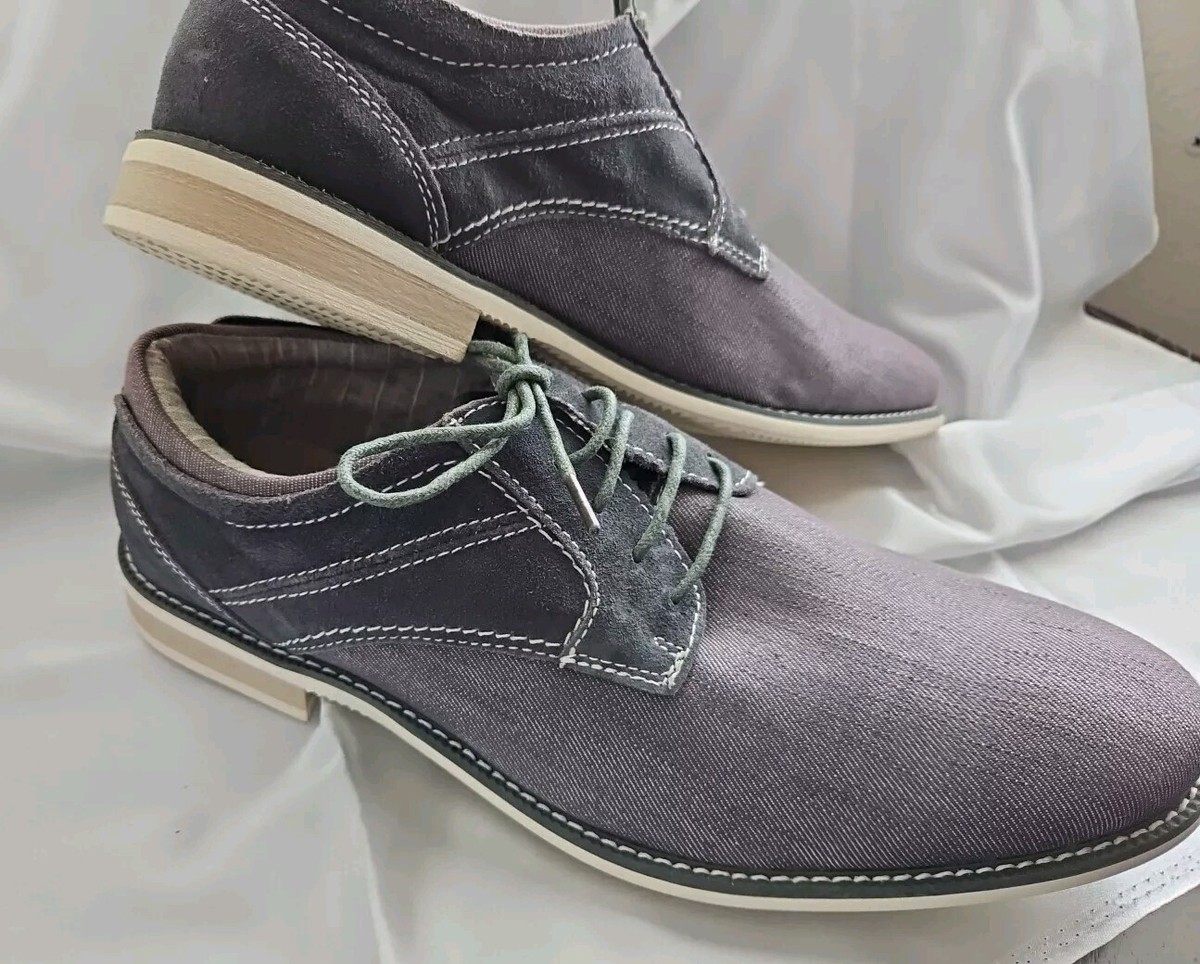 steve madden grey dress shoes Amazon.com | Steve Madden Mens Eckley Wingtip Oxford Shoes - Classic Formal Dress Oxfords for Business & Weddings, Grey Suede, 7